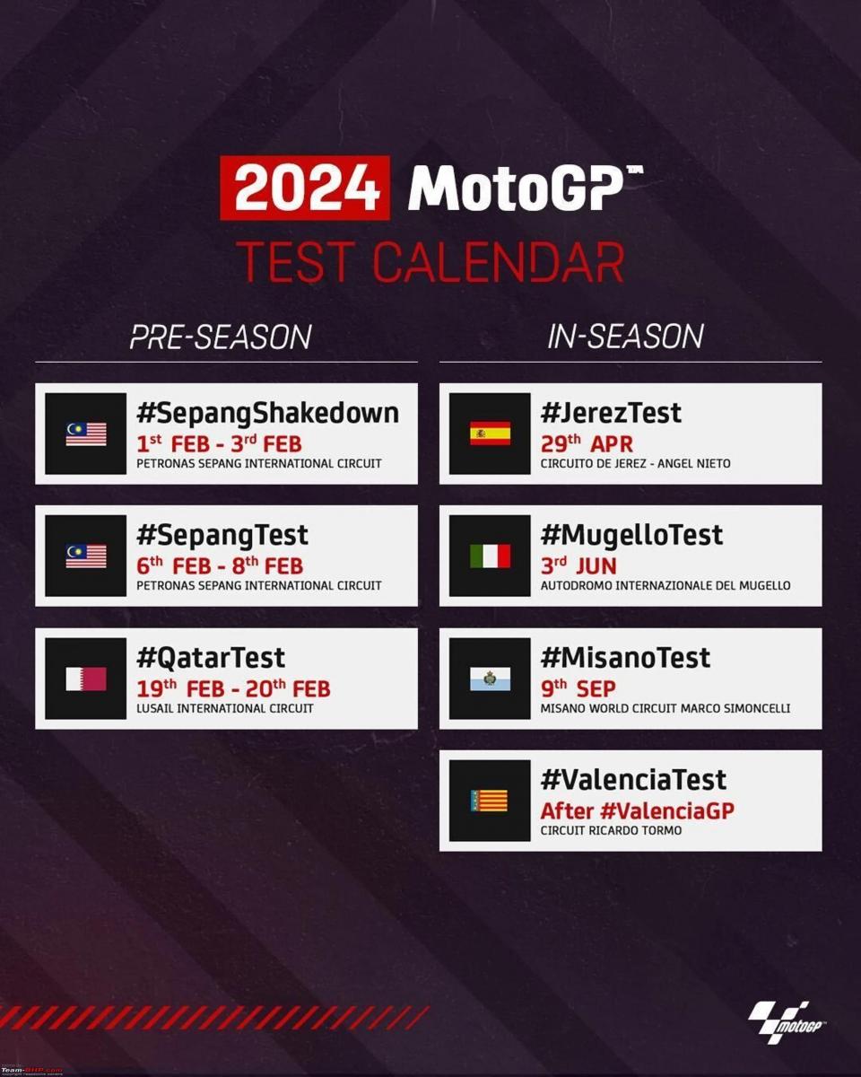 MOTOGP Teams 2024 infographic verloop.io